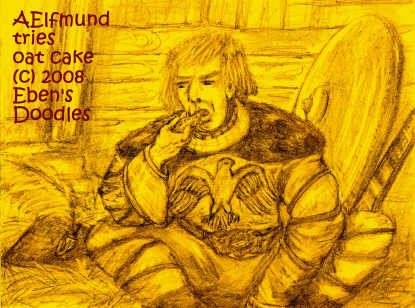 Prince Aelfmund Tries Oat Cake